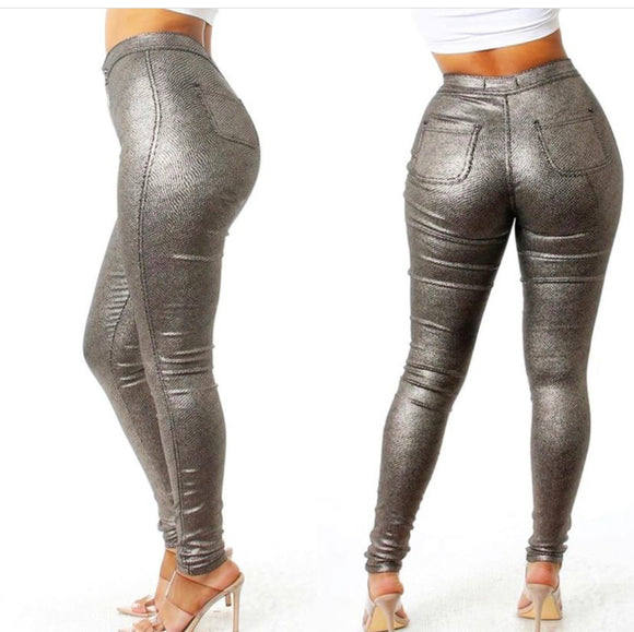 Glitz Coated Pants