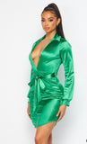 Lucky Nights Satin Dress