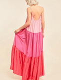 Paris Maxi Dress (Pink)