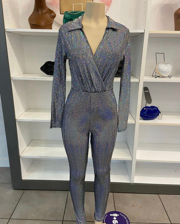 Soirée Jumpsuit (Silver Only)